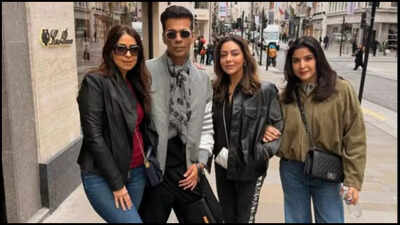Moments from Karan Johar, Gauri Khan, Bhavna Panday, and Maheep Kapoor’s London vacation | Moments from Karan Johar, Gauri Khan, Bhavna Panday, and Maheep Kapoor’s London vacation |