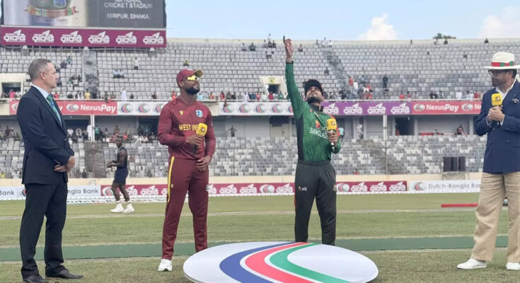 Bangladesh 43/2 in 13.5 Overs | Bangladesh vs West Indies Live Cricket Score, 1st ODI Bangladesh 43/2 in 13.5 Overs | Bangladesh vs West Indies Live Cricket Score, 1st ODI
