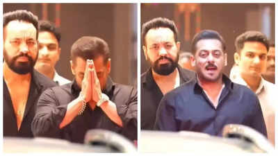 Salman Khan sends out early festive greetings; says ‘Happy Diwali’ on return to Mumbai – WATCH | Salman Khan sends out early festive greetings; says ‘Happy Diwali’ on return to Mumbai – WATCH |