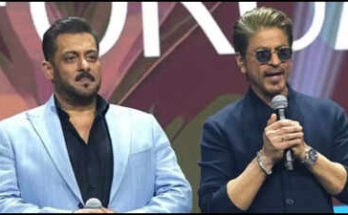 Shah Rukh Khan and Salman Khan return to Mumbai; fans and paparazzi surround the actors at airport |