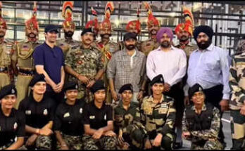 ‘Hindustan Zindabad! ‘: Sunny Deol visits Wagha Border; BSF Jawans greet the actor |