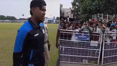 ‘Jiya ho bihar ke lala’: Vaibhav Suryavanshi wins hearts with his ‘beautiful’ gesture to fans in Patna – WATCH | Cricket News ‘Jiya ho bihar ke lala’: Vaibhav Suryavanshi wins hearts with his ‘beautiful’ gesture to fans in Patna – WATCH | Cricket News