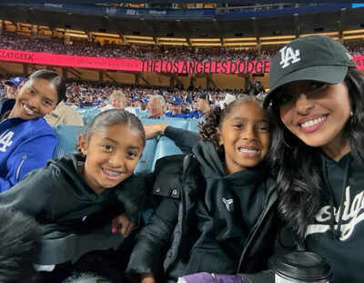 Vanessa Bryant and daughters erupt in joy after Shohei Ohtani leads Los Angeles Dodgers to NLCS victory | NBA News Vanessa Bryant and daughters erupt in joy after Shohei Ohtani leads Los Angeles Dodgers to NLCS victory | NBA News